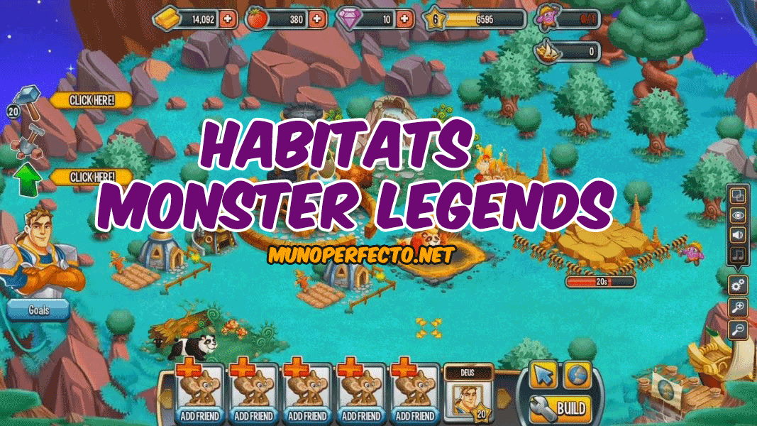 habitat di Monster Legends