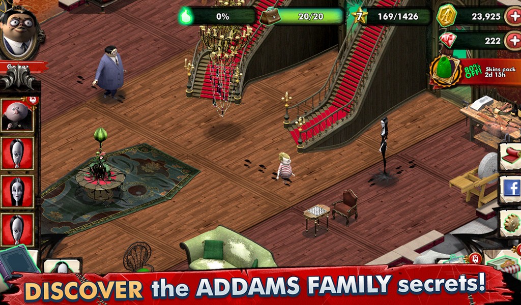 APK de Mansão Misteriosa da Família Addams MOD imagem 3